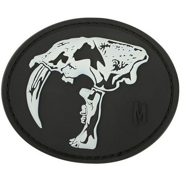 Maxpedition SBTHZ Sabertooth Skull Morale Tactical Military Glow Patch