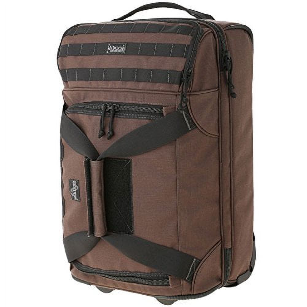 Maxpedition Tactical Rolling CarryOn Luggage Bag, Dark Brown
