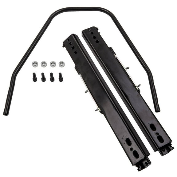 Maxpeedingrods 1 PC Universal Racing Seat Slider Rail Track Kit Seat Base Lock Brackets Kit