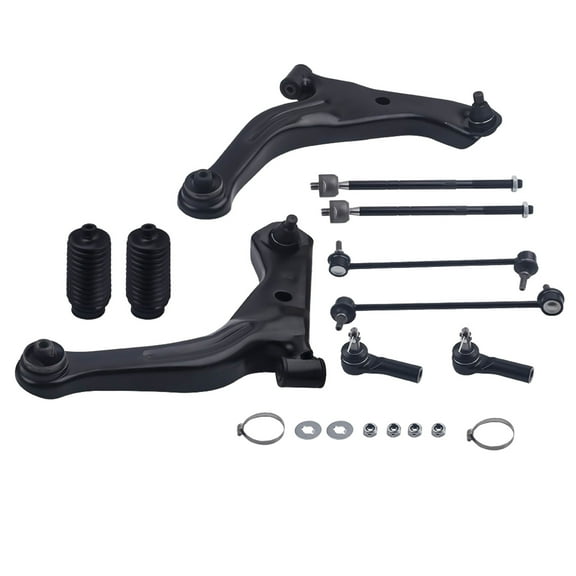 Maxpeedingrods 10x Front Lower Control Arm Tie Rod Sway Bar Link Kit for Escape Mercury 2005-09