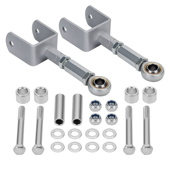Maxpeedingrods 2 Pcs Rear Upper Adjustable Control Arms w/bushings for ford Mustang 1979-2004