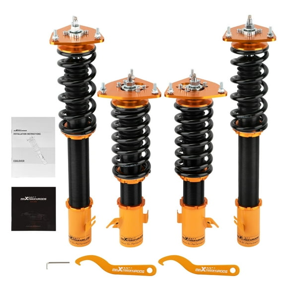 Maxpeedingrods 24 Click Damper Coilover Lowering Suspension For Subaru WRX 02-07 Forester 03-08