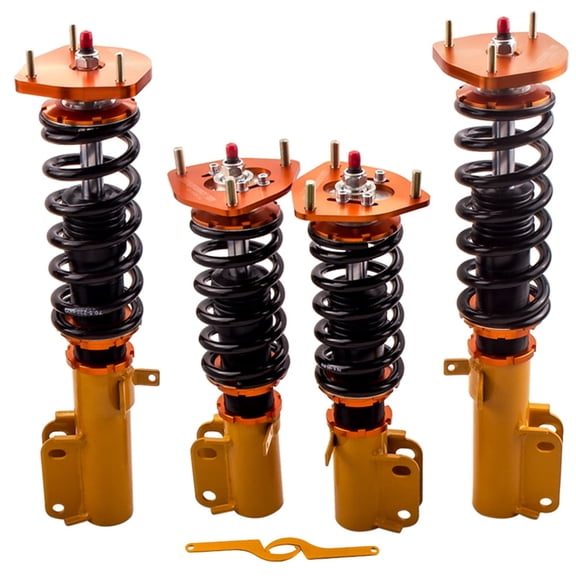 Maxpeedingrods 24 Levels Coilover Suspension for TOYOTA COROLLA 88- 95 96 97 98 99 Shocks Strut Fits select: 1998-1999 TOYOTA COROLLA VE/CE/LE, 1997 TOYOTA COROLLA BASE/CE