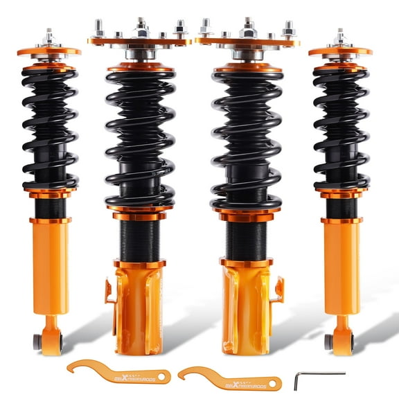 Maxpeedingrods 24 Levels Damper Adjustable Coilover For Nissan 240SX S13 1989-1994 Shock Struts
