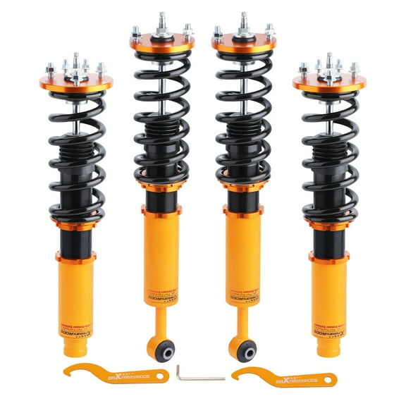 Maxpeedingrods 24 Levels Damper Adjustable Coilover Kits For Honda 98-02 Accord Acura TL CL Fits select: 2002 HONDA ACCORD SE, 2000-2001 HONDA ACCORD EX