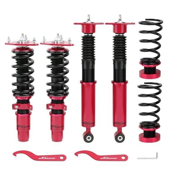 Maxpeedingrods 24 Levels Damper Coilover Suspension Kit For Mazda 3 2004-2013 Shock Struts