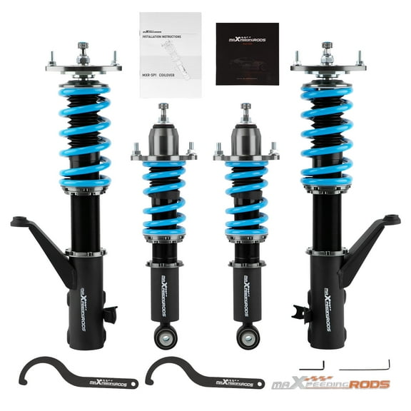 Maxpeedingrods 24 Way Coilovers Shocks Struts Lower Kit For Honda CRV 2002 2003 2004 2005 2006