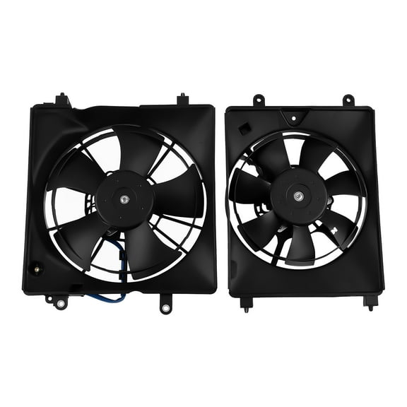 Maxpeedingrods 2PK A/C AC Condenser Radiator Cooling Fan For Honda Civic 2012-15 Acura 2013-17