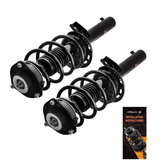 Maxpeedingrods 2x Front Shock Absorber Struts for Volkswagen Rabbit Passat Jetta CC Golf EOS Beetle Audi A3 2005-2017 172311 1335576