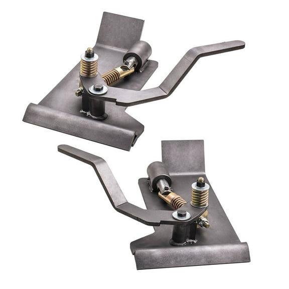 Maxpeedingrods 2x Universal Weld-On Skid Steer Quick Attach Conversion Adapter Quick Tach