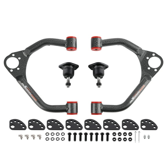 MaXpeedingrods 3-4 Upper Drop Alignment Arms for 2007-2015 Chevy Silverado/GMC Sierra 1500 2WD 4WD Control Arms Kit