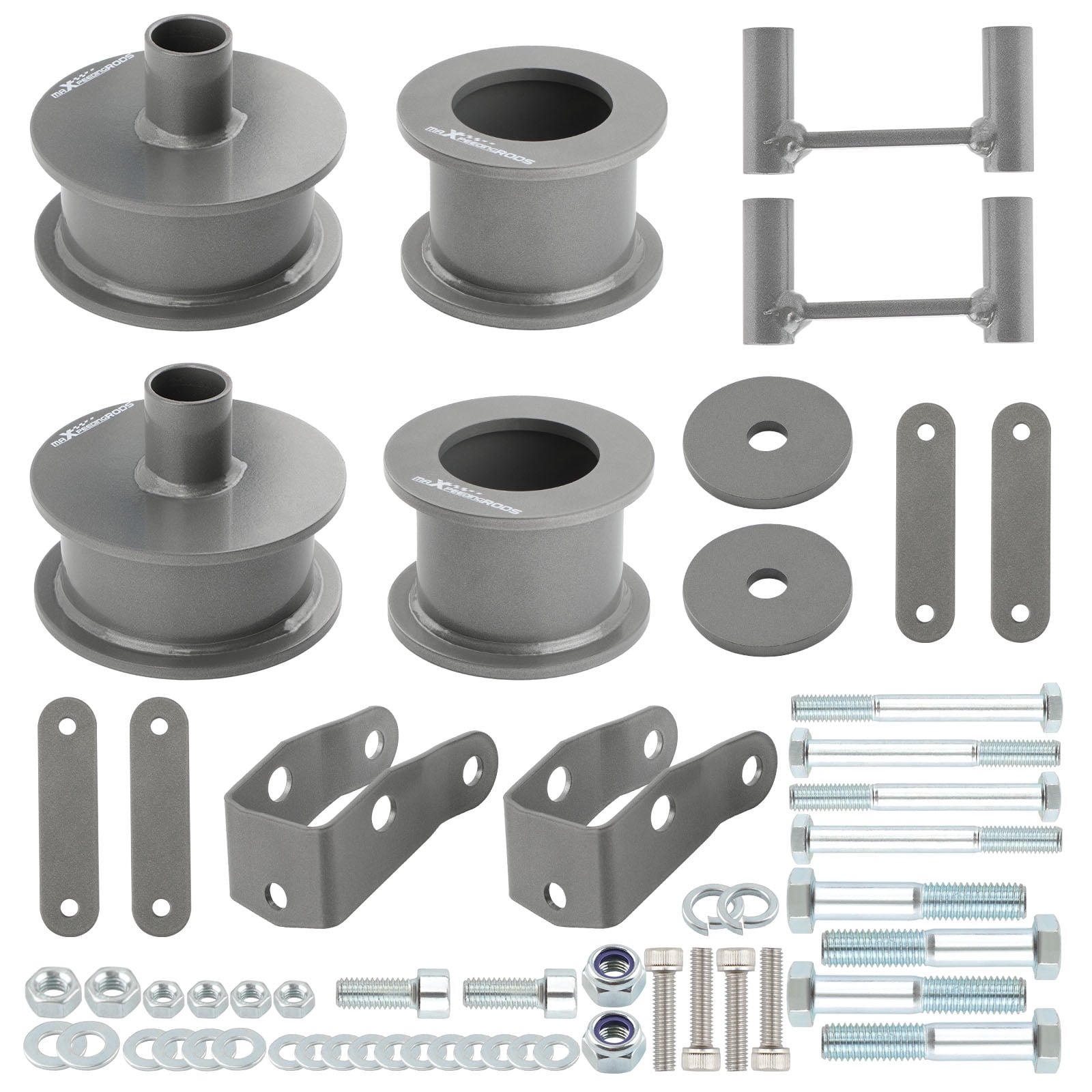 Maxpeedingrods 3'' Front 3" Rear Lift Leveling Kit for Jeep Wrangler JK 2007-2018 Shock Extend