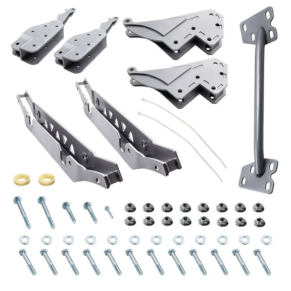 BFO 3" Rear & Front Silver Full Rise Lift Kit for Polaris General 4 2017+