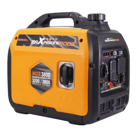 Maxpeedingrods 3800 Watt Gas Powered Inverter Generator Portable Super Quiet CO Shutdown for RV