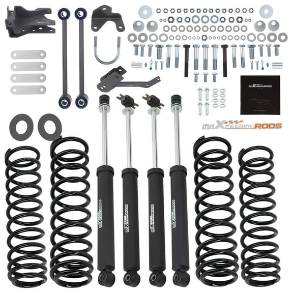 Maxpeedingrods 4"in Lift Kit w/ Shocks For Jeep Wrangler JK Unlimited 4-Door 2007-2018
