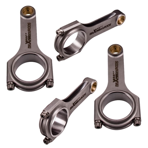 Maxpeedingrods 4340 Forged Steel H-Beam Connecting Rods+ARP2000 Bolts for VW Golf MK3 Jetta 2.0L ABA 8V ABF 16V Conrod Bielle