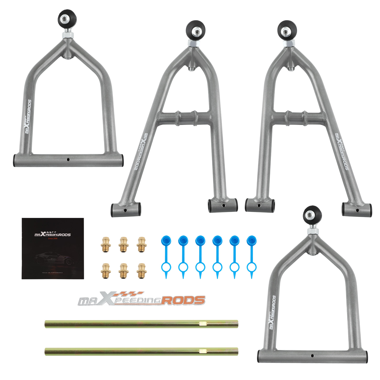 Maxpeedingrods 4x Front Upper Lower AArms for 19902006 Yamaha Banshee