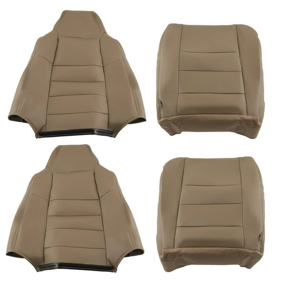 Maxpeedingrods Front Driver & Passenger Side Seat Cover Fit Ford F250/F350 Super Duty Lariat