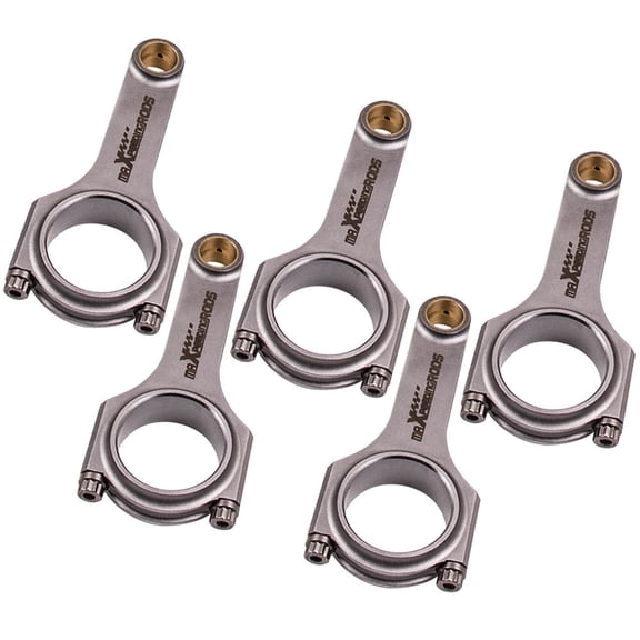 Maxpeedingrods 5x Forged Connecting Rod Bolts for Audi RS2 2.2L Turbo 5cyl Conrod Pleuel Arp 144mm