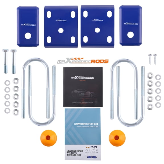Maxpeedingrods 6in Rear Drop Lowering Flip Kit Fit for Chevrolet GMC C1500 1988-1998