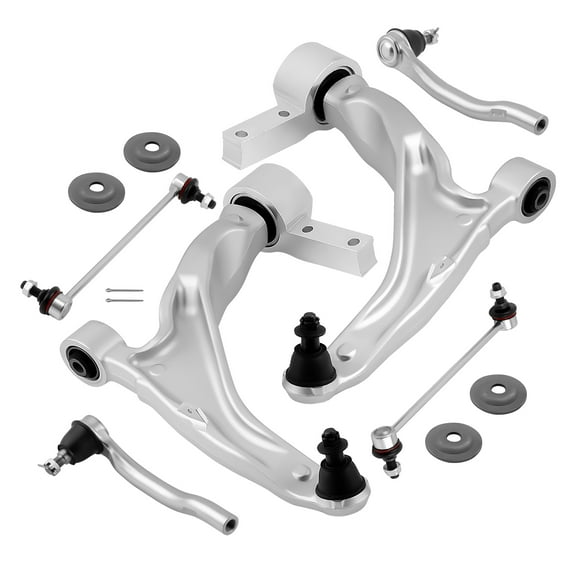 Maxpeedingrods 6x Suspension Front Lower Control Arm Tie Rods Sway Bars for Acura MDX ZDX 2007-2013