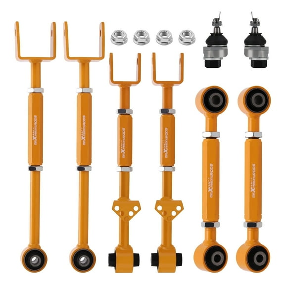 maXpeedingrods 6x Rear Camber Control Toe Arms Kit for 2008 2009-2013 Honda Accord Acura TSX TL