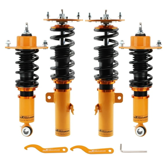 Maxpeedingrods Adj Damper 24-Steps Coilovers for Toyota Corolla Base Sedan 09-17 Suspension Kit Fits select: 2011-2013 TOYOTA COROLLA BASE/S/LE