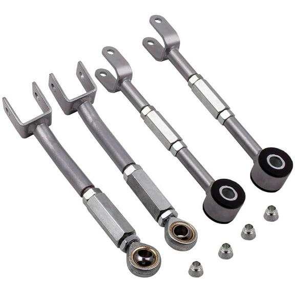 Maxpeedingrods Adjustable Rear Camber Kit for Nissan 350Z Z33 2003-2009, for Infiniti G35 2003-2007, Control Arm + Toe Traction +/- 3 Camber