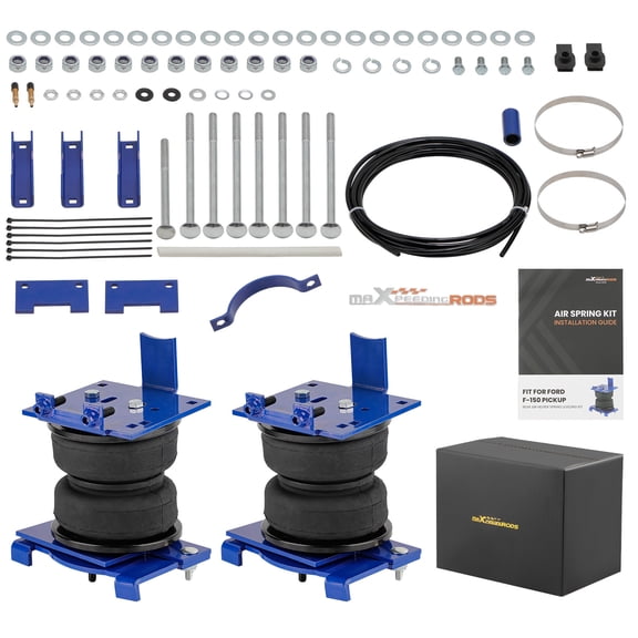 Maxpeedingrods Air Helper Spring Bag Kit for Ford F-150 XL XTR Lariat Limited 4WD Air lines