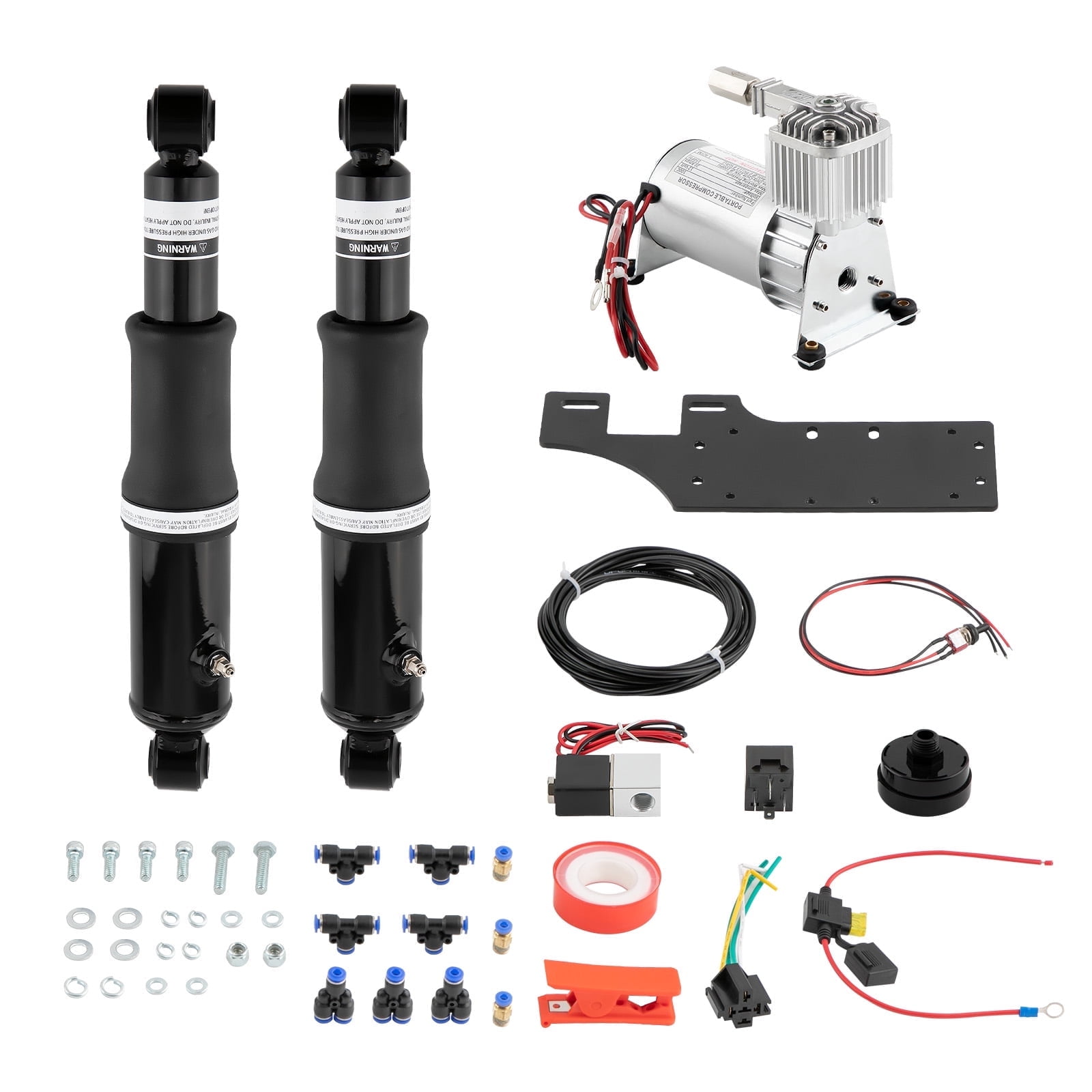 Maxpeedingrods Air Ride Suspension Compressor Set Kit For Harley ...