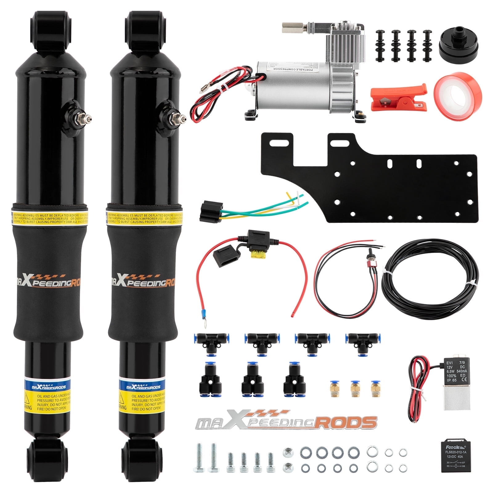 Maxpeedingrods Air Ride Suspension Kit Shock Absorber Repair Tool Fit For Harley Touring Models