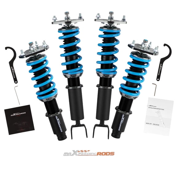 Maxpeedingrods COT6 Coilovers 24-Step Damping Struts for Honda Prelude 1992-2001