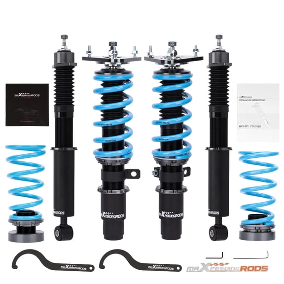 Maxpeedingrods COT6 Coilovers Shocks & Springs Damper Kit For Mazda 3 2004-2013
