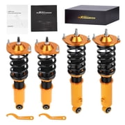 Maxpeedingrods Coil Struts For Mazda Miata MX5 MX-5 NA NB 89-05 Height Adj. Coilovers Shocks Fits select 2000-2003 MAZDA MX-5 MIATA BASE/LS, 2004 MAZDA MX-5 MIATA SPEED