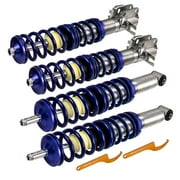 Maxpeedingrods Coilover Kit for VW Golf I Rabbit Cabrio 74-84 Coilovers Volkswagen MK1 Blue Fits select 1986-1990,1992 VOLKSWAGEN CABRIOLET