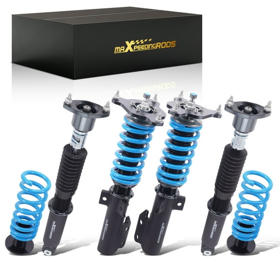 MaXpeedingrods Coilover for Mercedes-Benz E-Class W212 2010-2016, 24 Levels Damper Adjustable Coilovers Suspension Kit Strut, Height Adjustable Shock Absorber Struts, T6 Upgraded Lowering Kits Blue