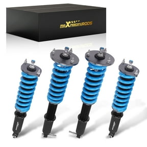 MaXpeedingrods Coilover for Mercedes-Benz R230 2003-2011 SL500/SL600/SL55 AMG/SL63 AMG, 24 Levels Damper Adjustable Coilovers Suspension Kit Strut, Height Adjustable T6 Upgraded Lowering Kits Blue