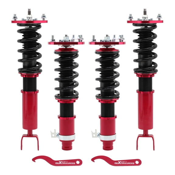 Maxpeedingrods Coilover Shocks Suspension Lowering Kit for Honda Prelude 92-01