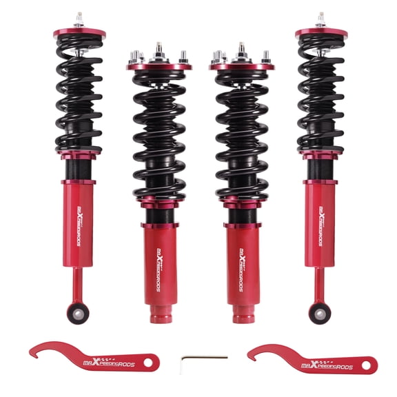 Maxpeedingrods Coilover Shocks for Honda Acura 01-03 CL Accord 98-02 24 Ways Adj. Damper Struts