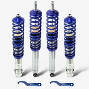 Maxpeedingrods Coilover Spring Strut Skocks Kit for VW Golf MK2 MK3 A2 A3 1G 1H 1E 83-98 Fits select 2001-2002 VOLKSWAGEN CABRIO GLX, 1998-2000 VOLKSWAGEN CABRIO GLS