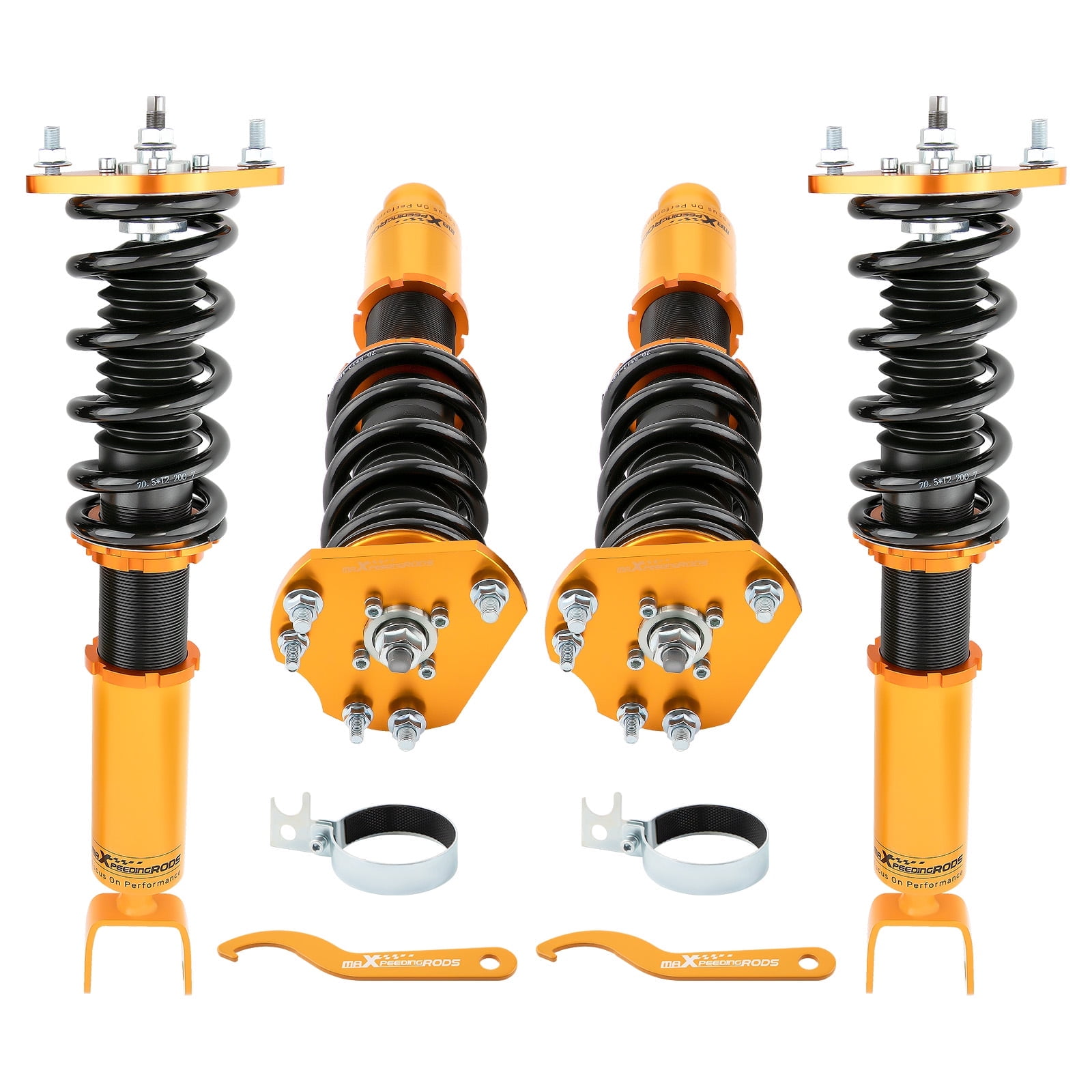 Maxpeedingrods Coilover Suspension Kits for Honda Prelude 1992-2001 Adj. Height Shock Absorbers Spring Struts