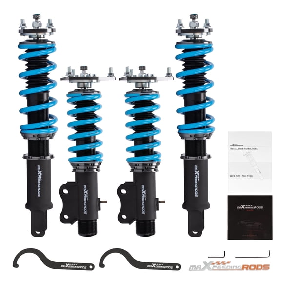 Maxpeedingrods Coilovers 24 Click Damper Suspension Lowering Kit For LANCER EVO 7/8/9 01-06