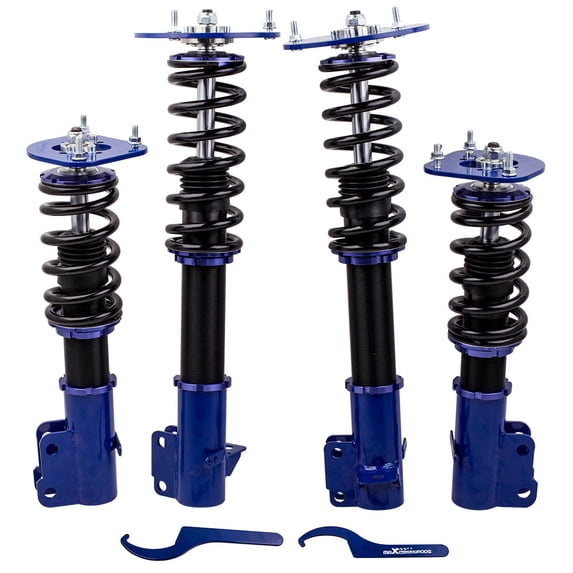 MaXpeedingrods Coilovers for Dodge Neon 2000-2005, for Chrysler Neon 2000-2002, Height Adjustable Coilovers Suspension Kit, Preset Damping Shock Absorber Struts,Lowering Kit, Blue