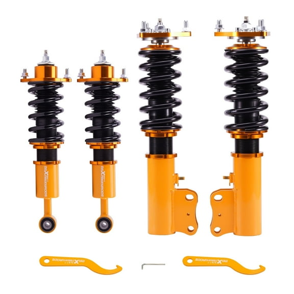 Maxpeedingrods Coilovers Kit for Mitsubishi Lancer ES Sedan 4-Door 2008-2016 & Raliant (CY2A/CZ4A) Adj Damper
