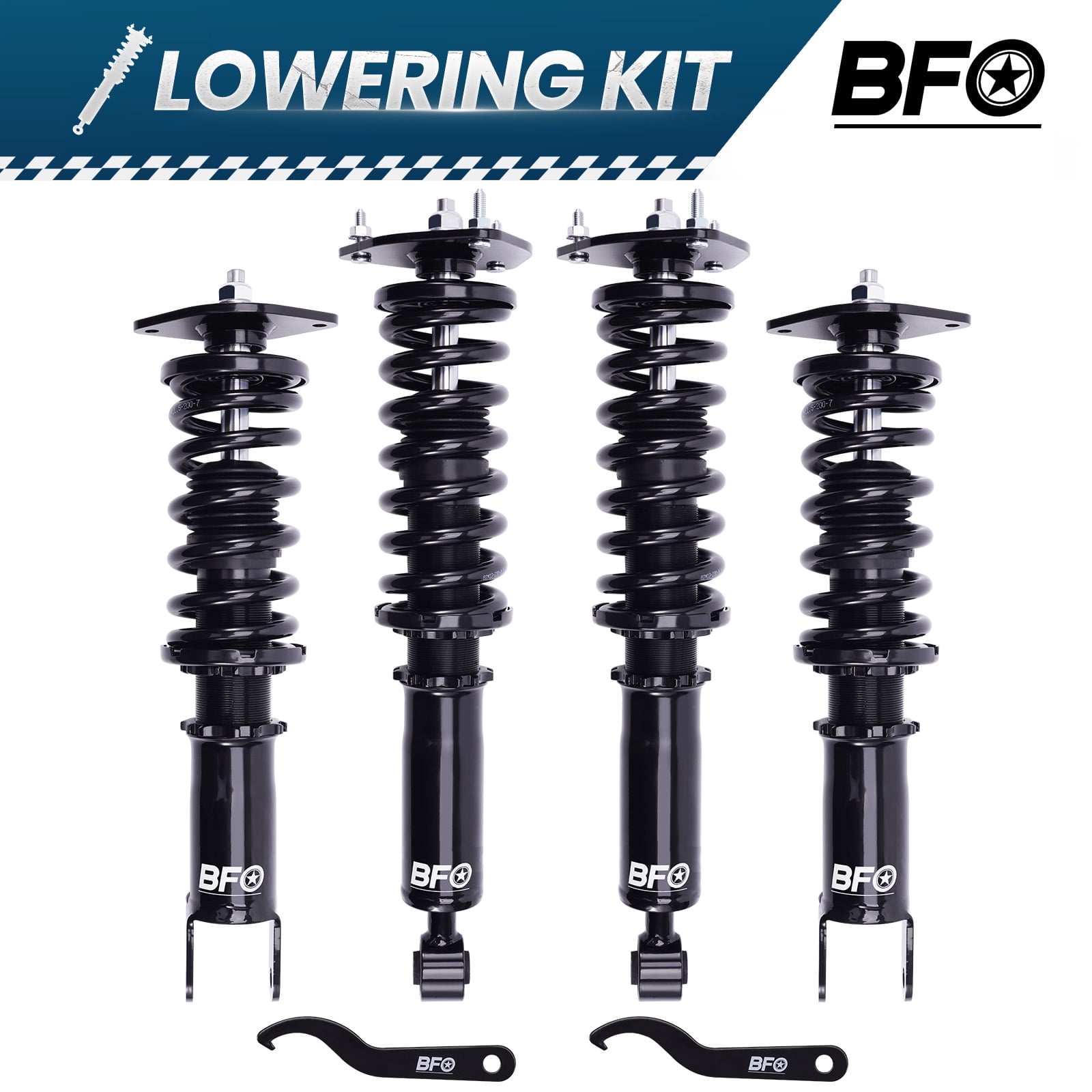 Maxpeedingrods Coilovers Lowering Suspension Kit for Nissan Z34 370z 09+ Coupe / Roadster Fits select: 2009-2013 INFINITI G37, 2013-2014 NISSAN 370Z BASE/TOURING/NISMO