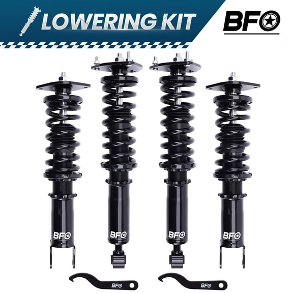 Maxpeedingrods Coilovers Lowering Suspension Kit for Nissan Z34 370z 09+ Coupe / Roadster Fits select: 2009-2013 INFINITI G37, 2013-2014 NISSAN 370Z BASE/TOURING/NISMO