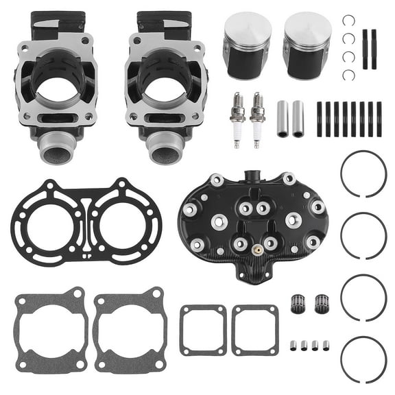 MaXpeedingrods Cylinder Head Piston Gasket Top End Kit For Yamaha Banshee 350 YFZ350 1987-2006, Replacement for BR8-ES000-00-00 2GU-11321-00-00