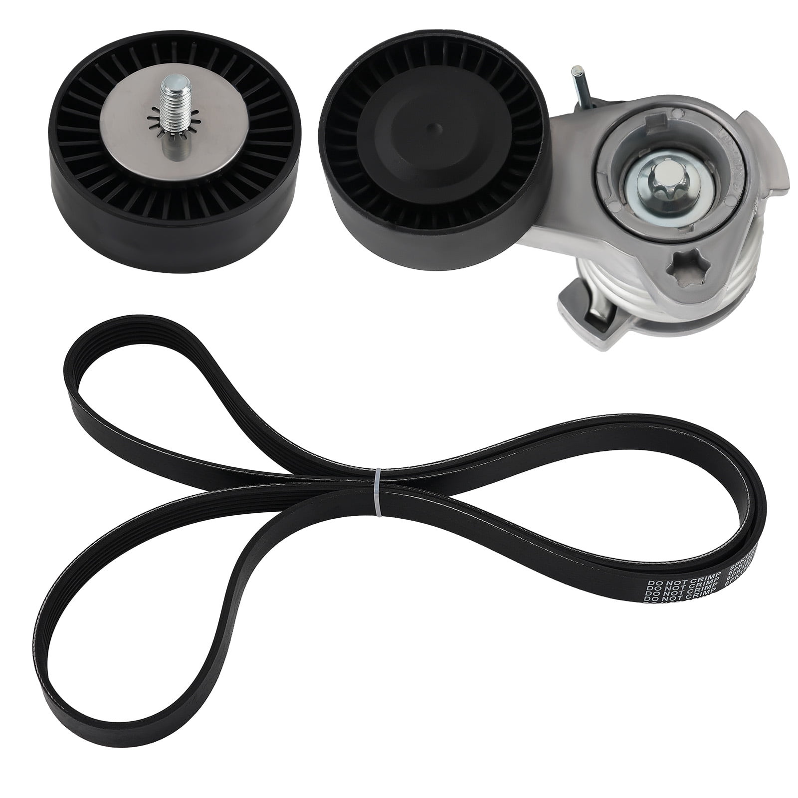 Maxpeedingrods Drive Belt Tensioner and Idler Pulley Kit for BMW 128i / 328i / 328i xDrive 2008-2013, 323i 2006-201, 325i / 325xi / 330i / 330xi 2006, 525i / 525xi / 530i / 530xi 2006-2007 X3 X5