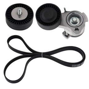 Maxpeedingrods Drive Belt Tensioner and Idler Pulley Kit for BMW 128i / 328i / 328i xDrive 2008-2013, 323i 2006-201, 325i / 325xi / 330i / 330xi 2006, 525i / 525xi / 530i / 530xi 2006-2007 X3 X5