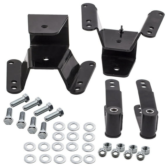 Maxpeedingrods Drop Lowering Kit 4" Rear Drop Hanger fit GMC C10 1973-87 2WD